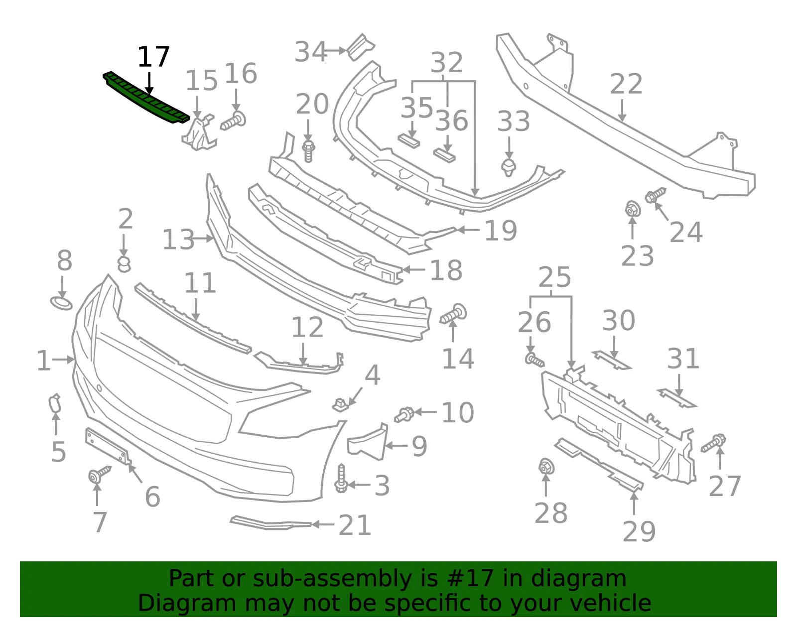 Center Support - Kia (86552-J6000) - view 2