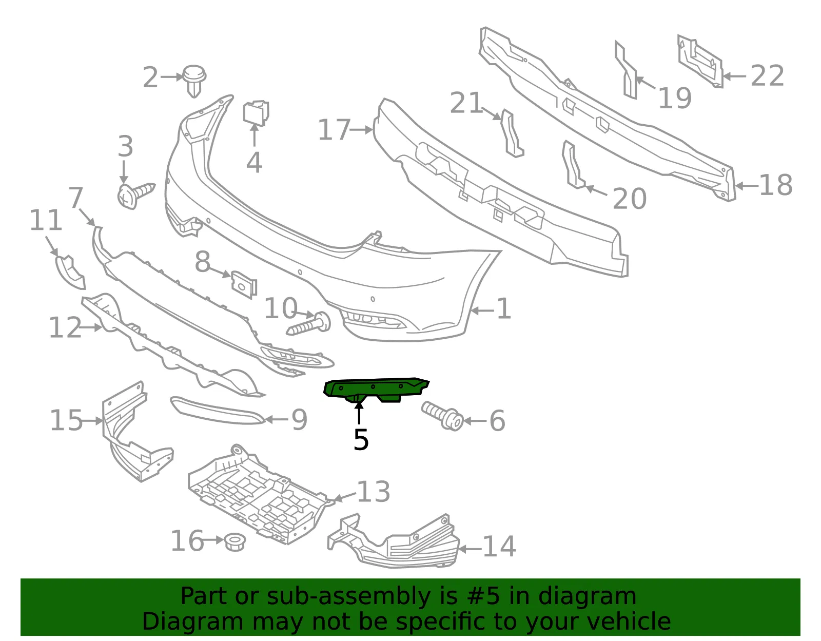 Side Retainer - Driver's Side (LH) - Kia (86613-A7200) - view 2