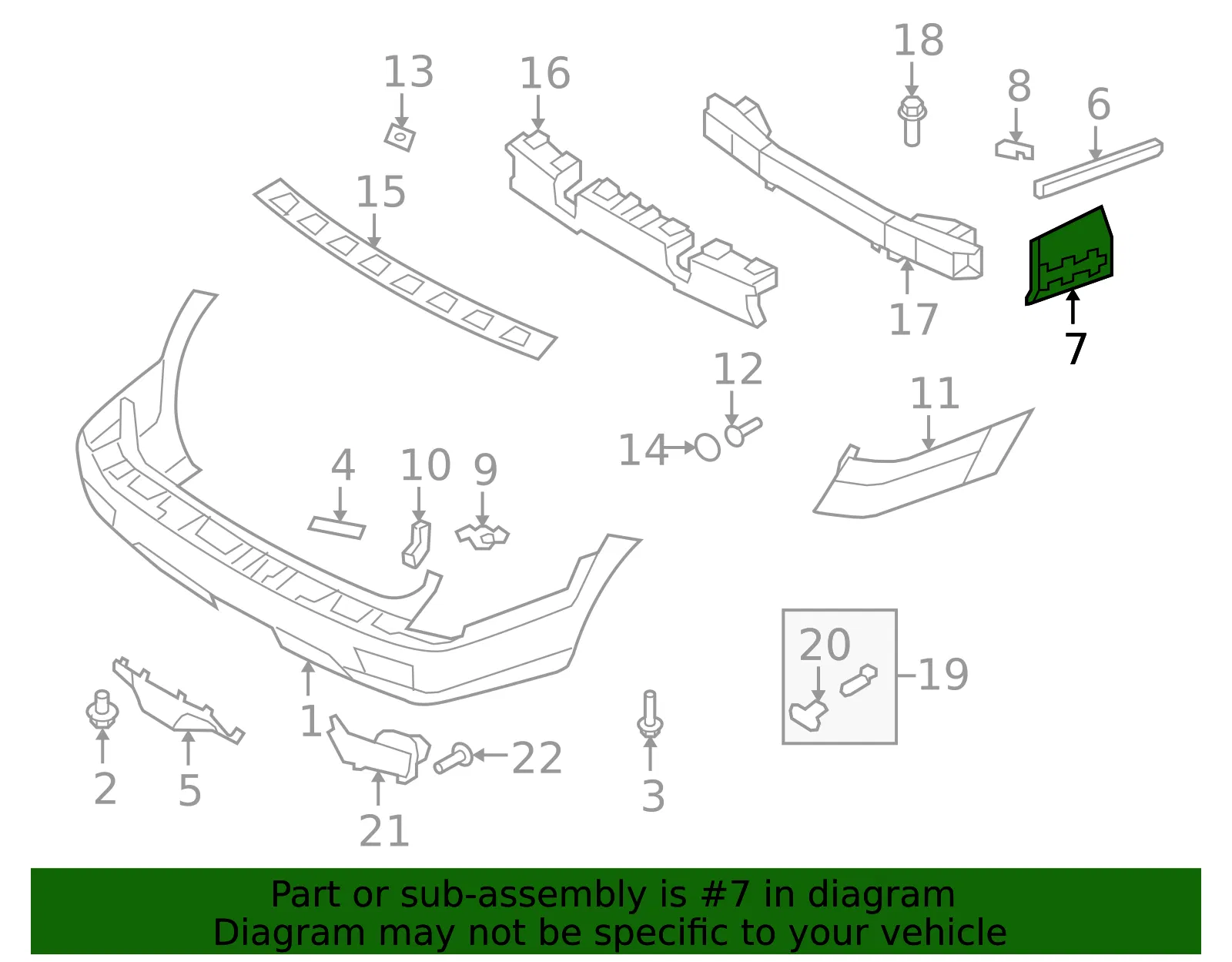 Front Bracket - Kia (86617-2J000) - view 2