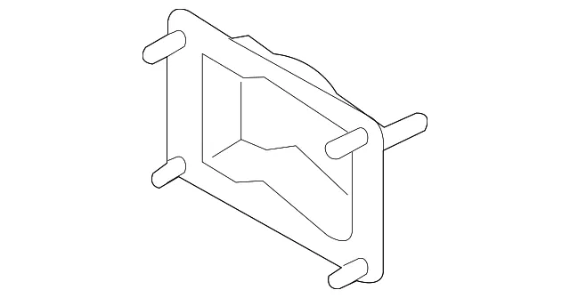 Impact Bar Stay - Passenger Side (RH) - Kia (86642-3T000)