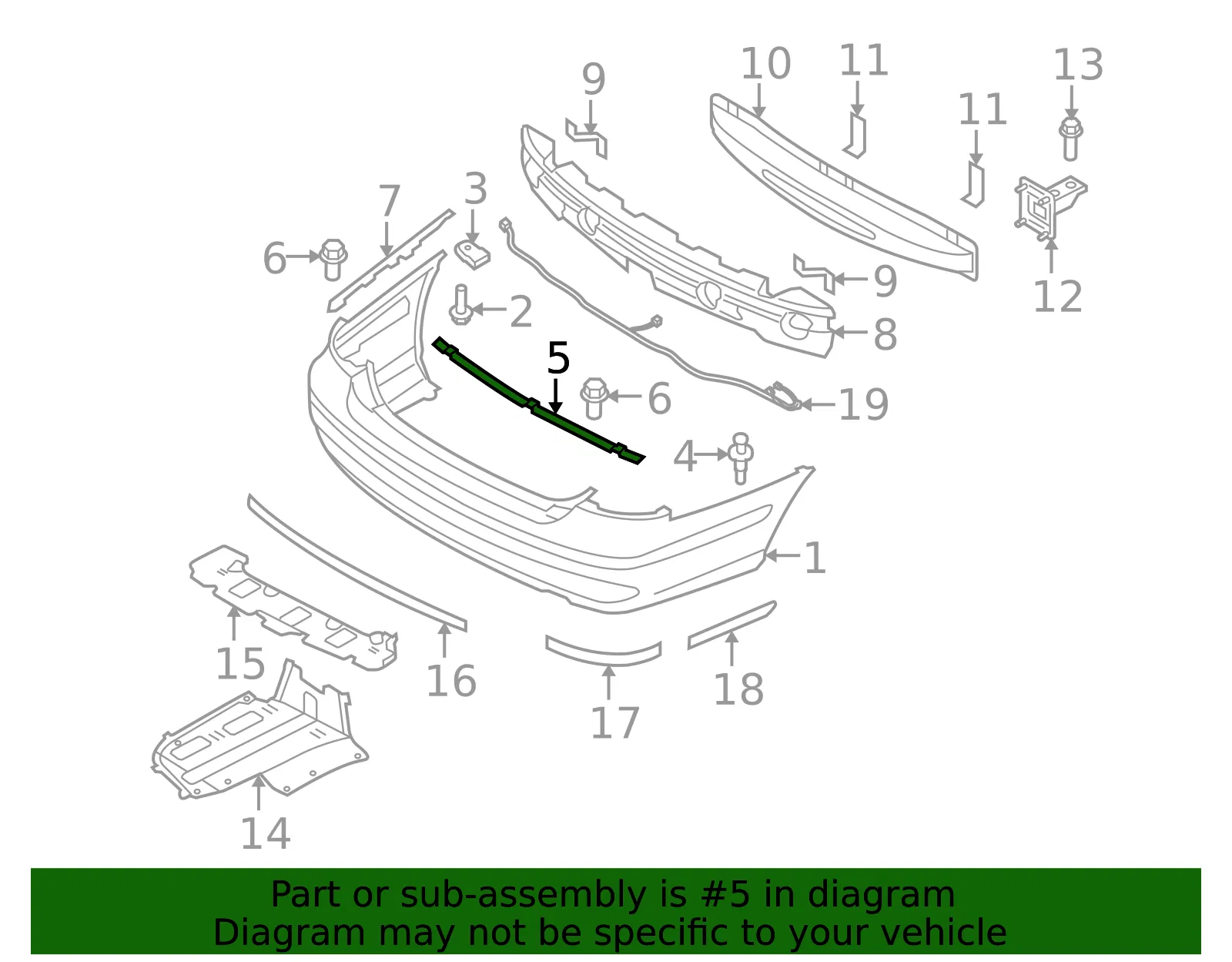 Mount Bracket - Kia (86681-3F000) - view 2
