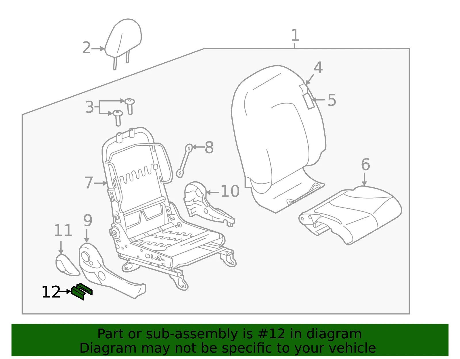 Frame Cover - Passenger Side (RH) - Nissan (87375-9KN1B) - view 2