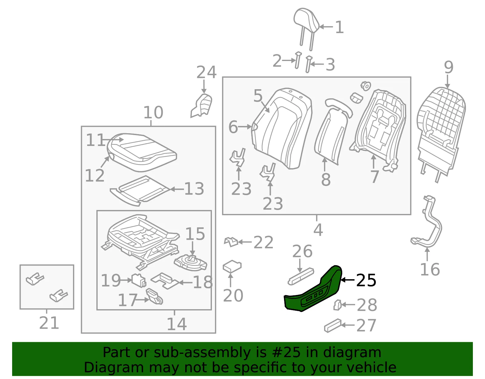 Outer Finish Panel - Kia (88170-4C020VA) - view 2