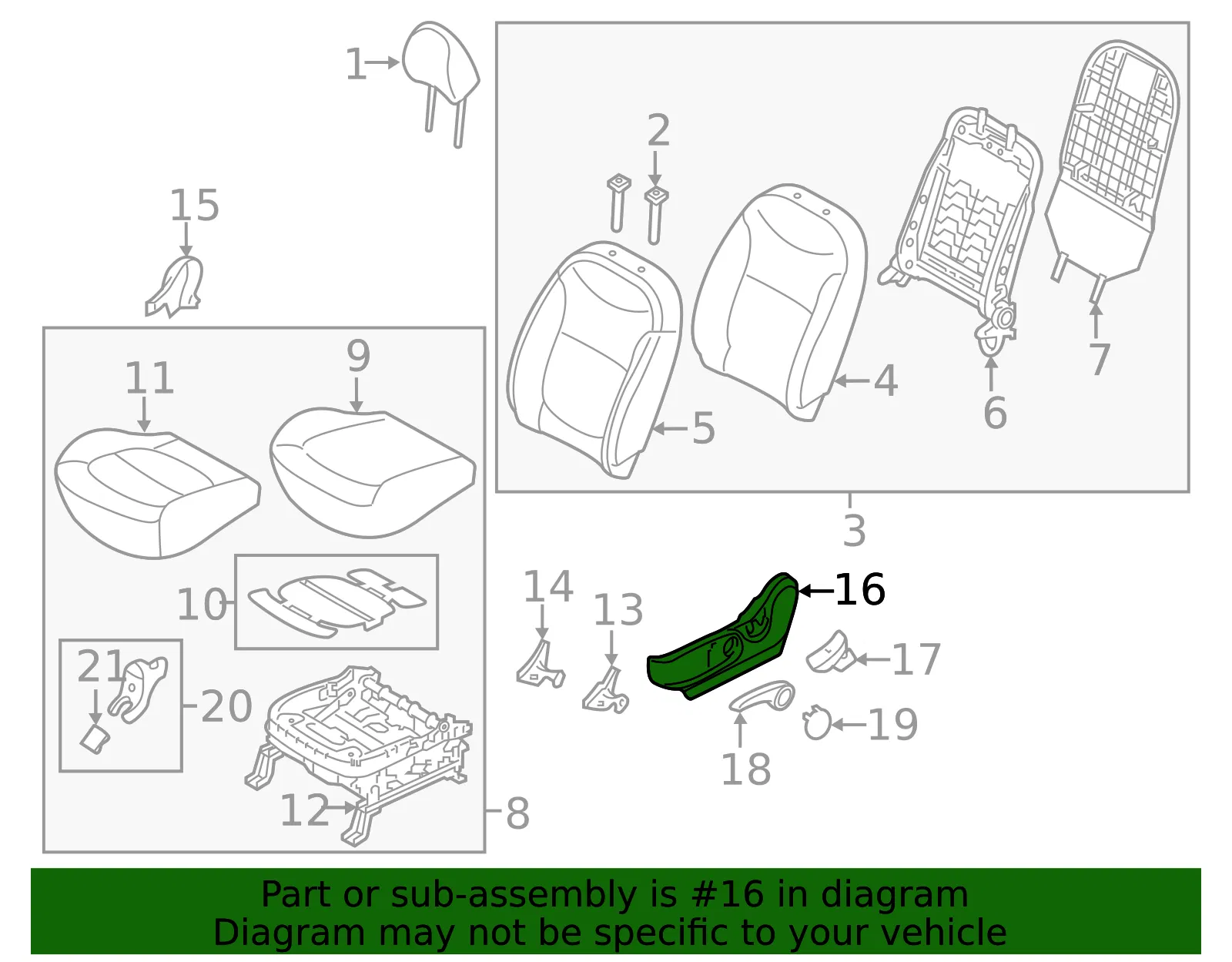 Side Shield - Driver's Side (LH) - Kia (88170-B2000EQ) - view 2