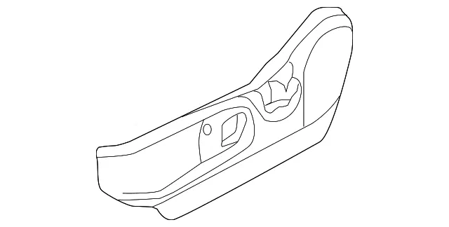 Side Shield - Driver's Side (LH) - Kia (88170-E4000GA6)