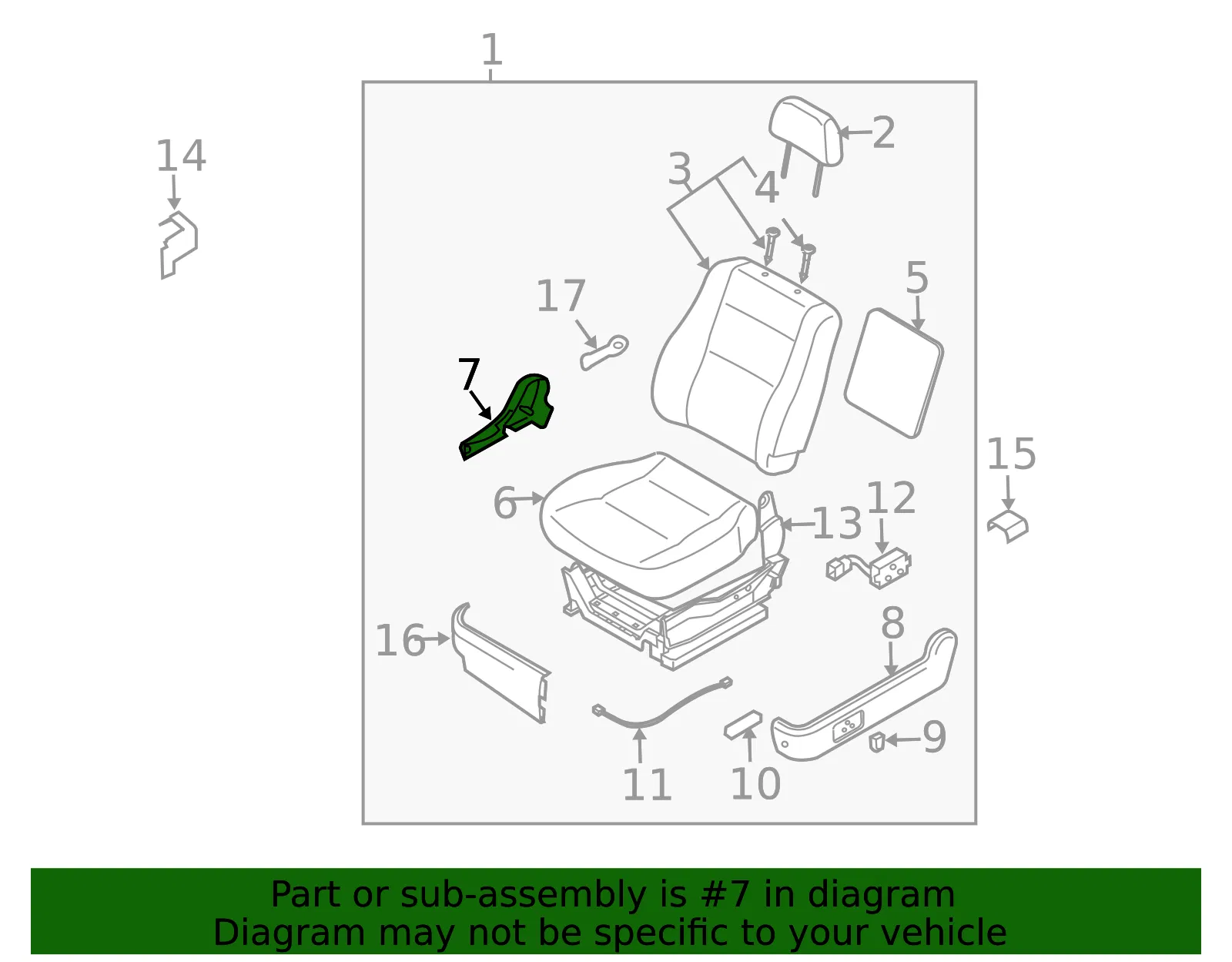 Side Cover - Kia (88185-3E200CY) - view 2