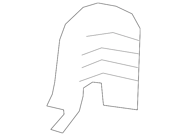 Inner Cover - Passenger Side (RH) - Nissan (88406-4BA1B)