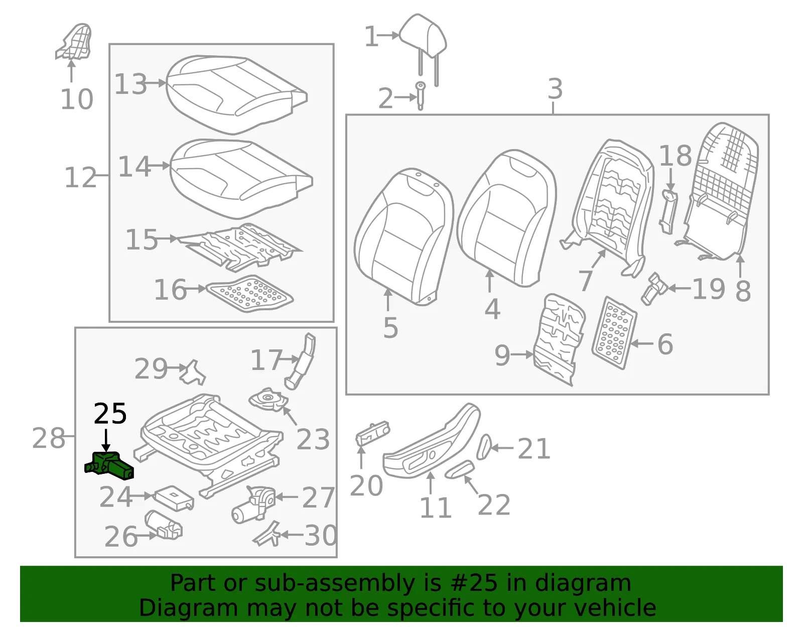 Adjust Motor - Driver's Side (LH) - Kia (88583-F2000) - view 2