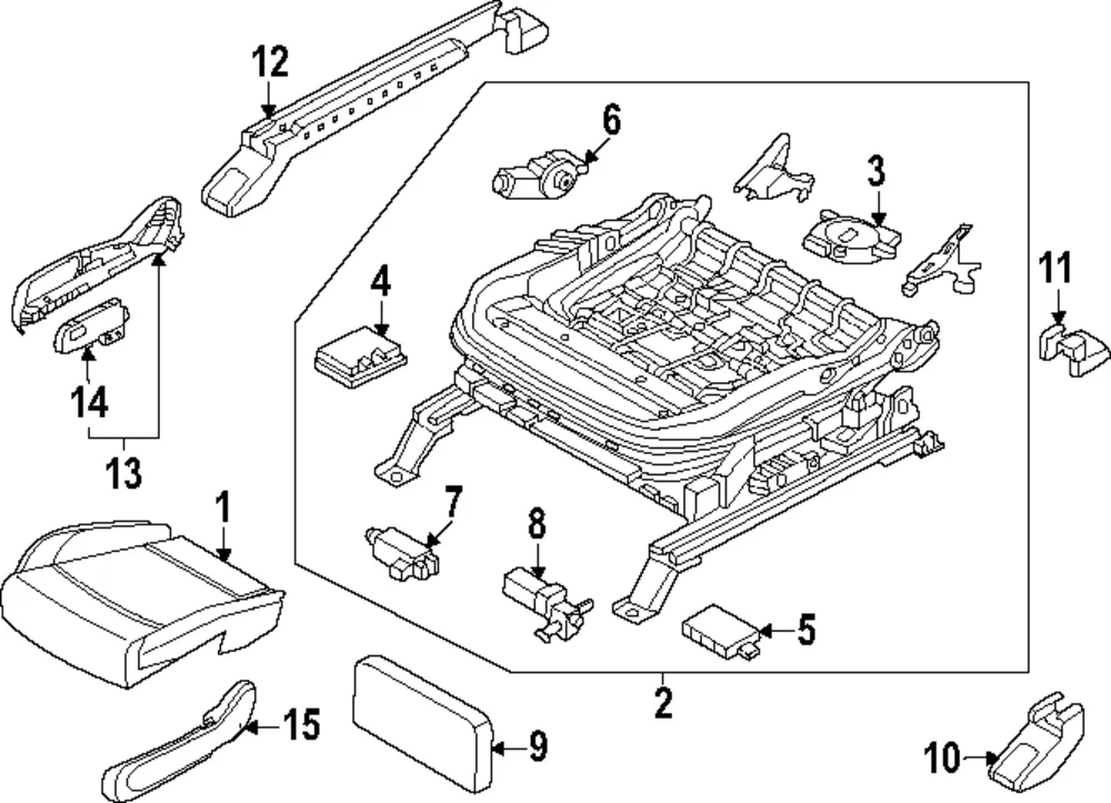 Adjust Motor - Kia (886A3-DO000)