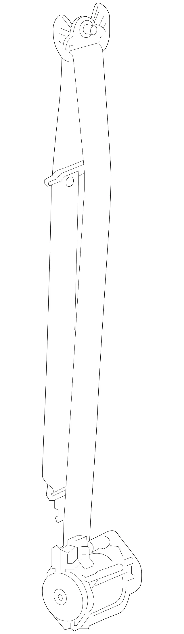 Belt & Retractor - Passenger Side (RH) - Kia (88820-M7000BGA)