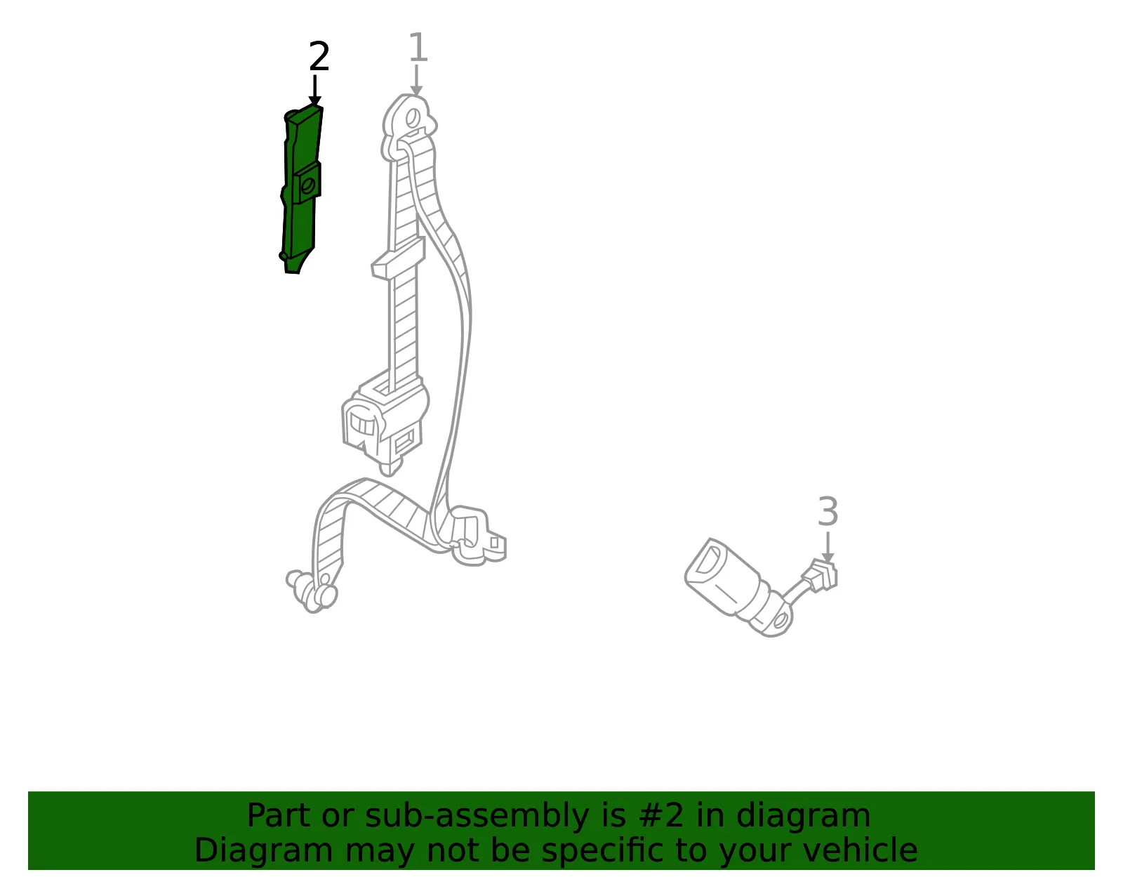 Height Adjuster - Kia (88890-4D520) - view 2