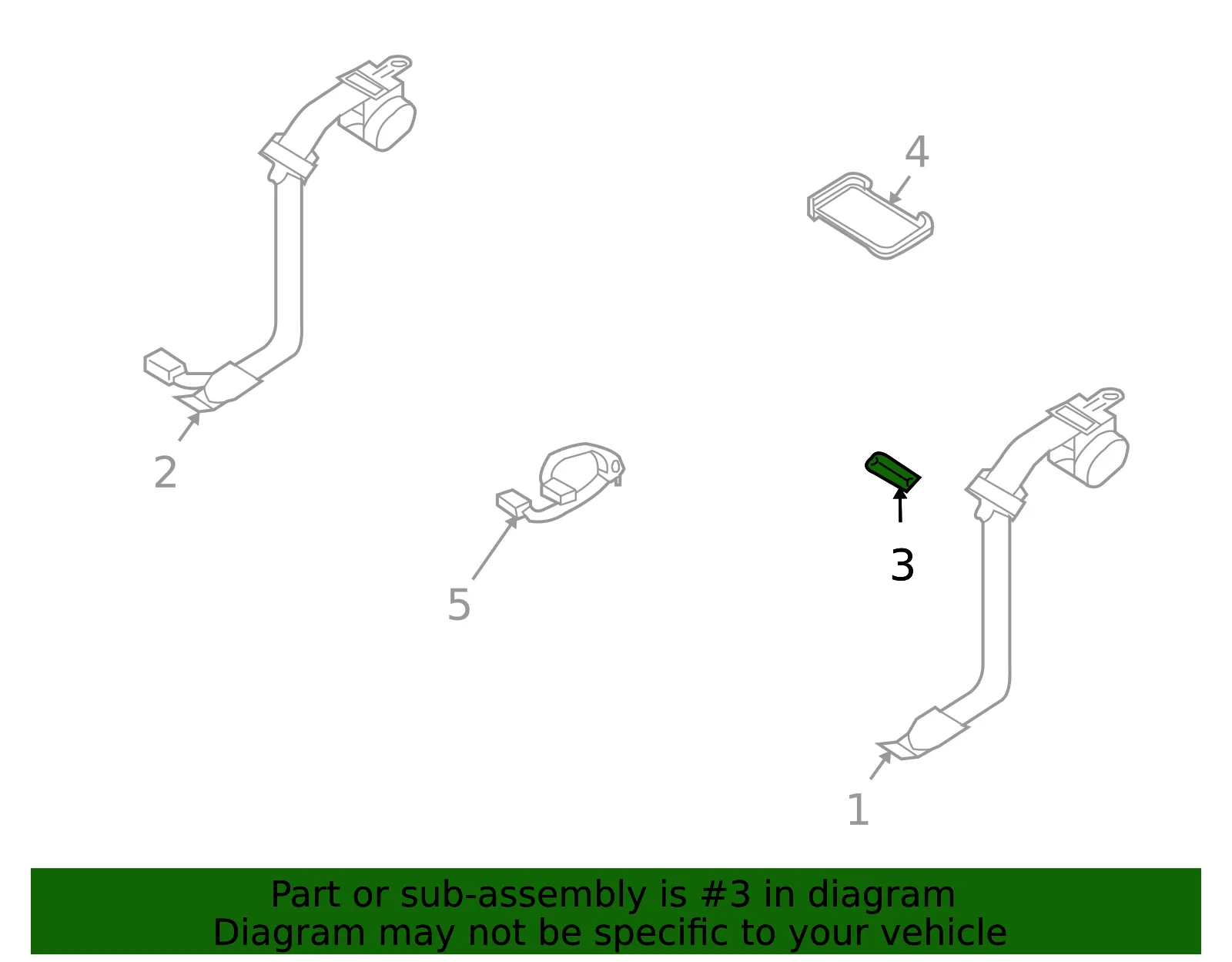 Belt & Retractor Hook - Driver's Side (LH) - Nissan (88891-9DA0E) - view 2