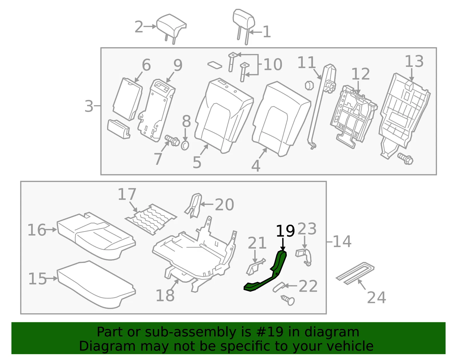 Outer Cover - Kia (89191-1U700UP) - view 2