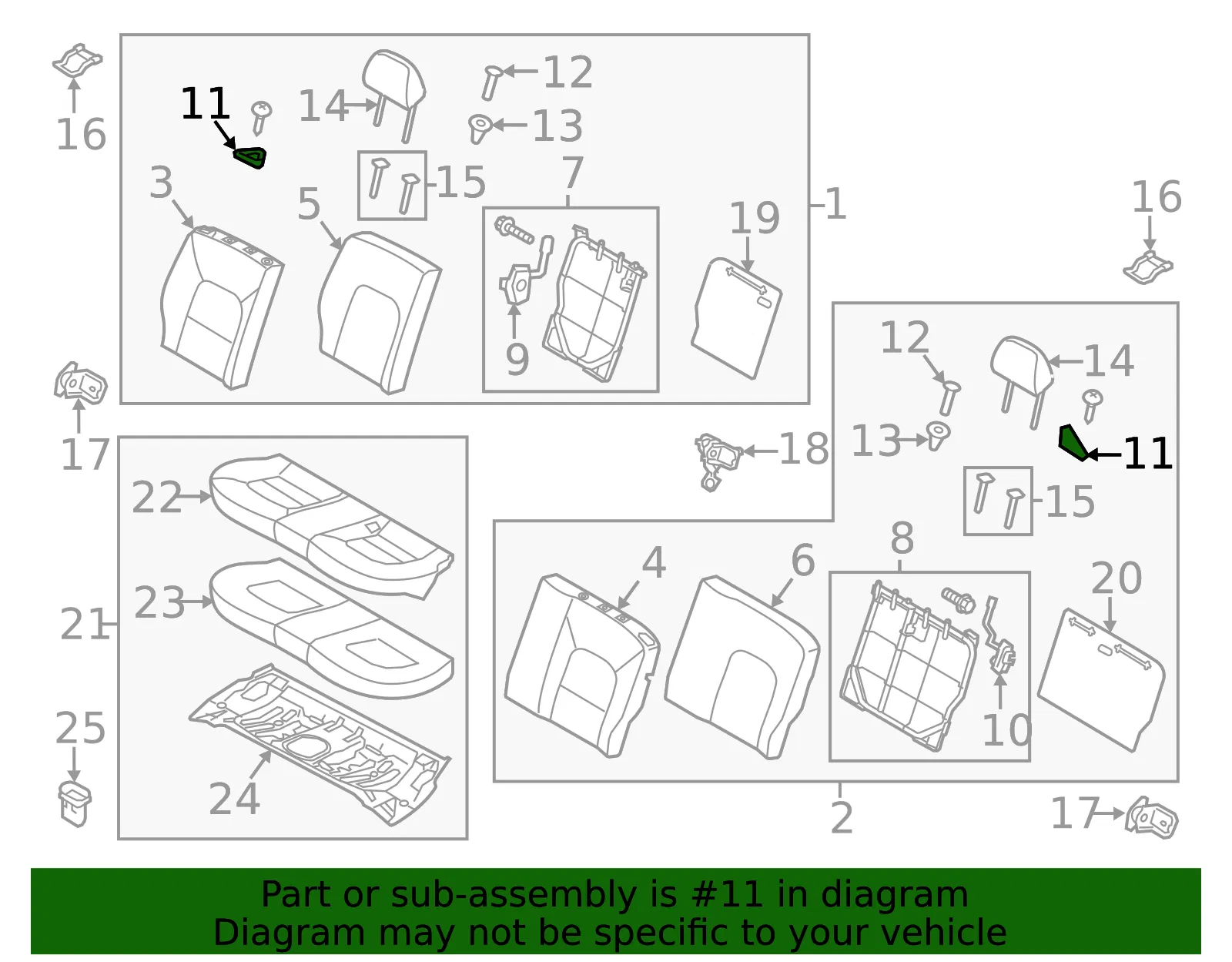 Guide - Driver's Side (LH) - Kia (89390-1WAB0HU) - view 2