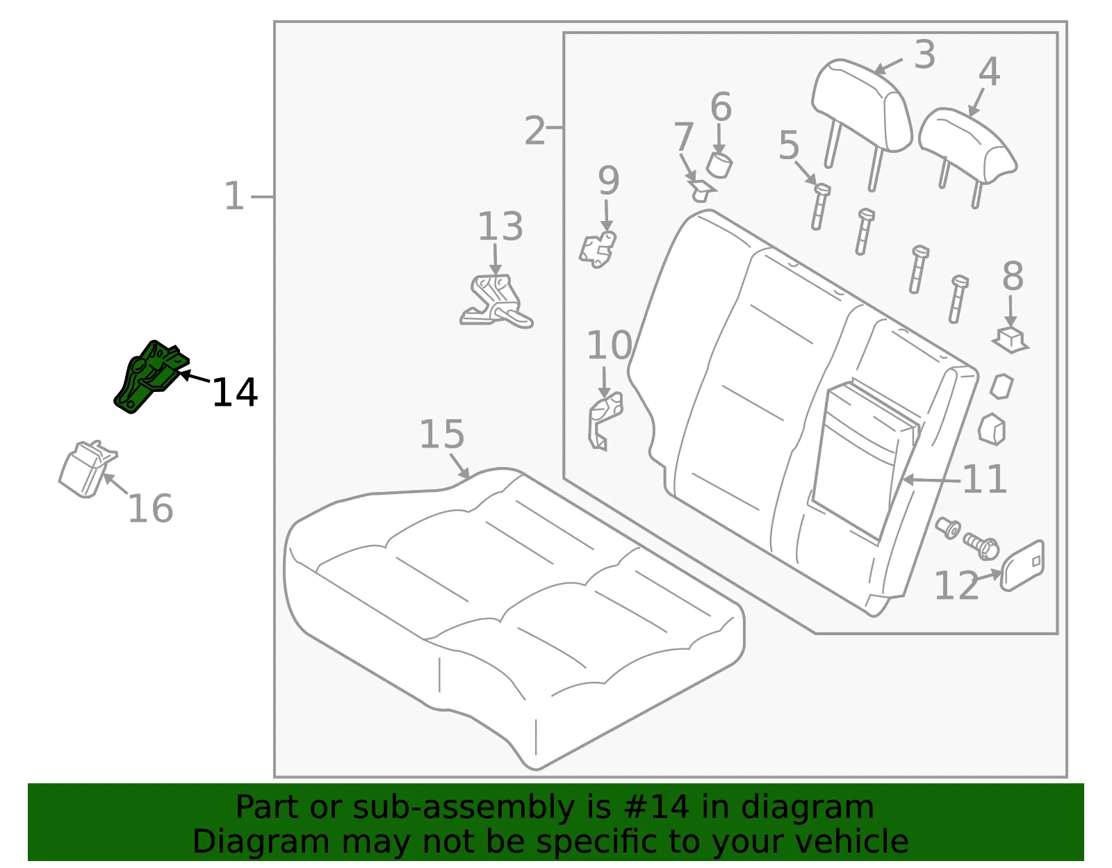 Bracket - Kia (89421-3E300) - view 2