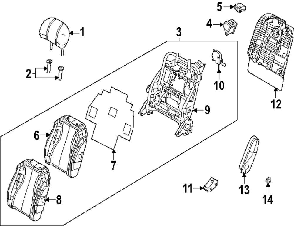 Belt Guide - Kia (89497-R0720GYT)