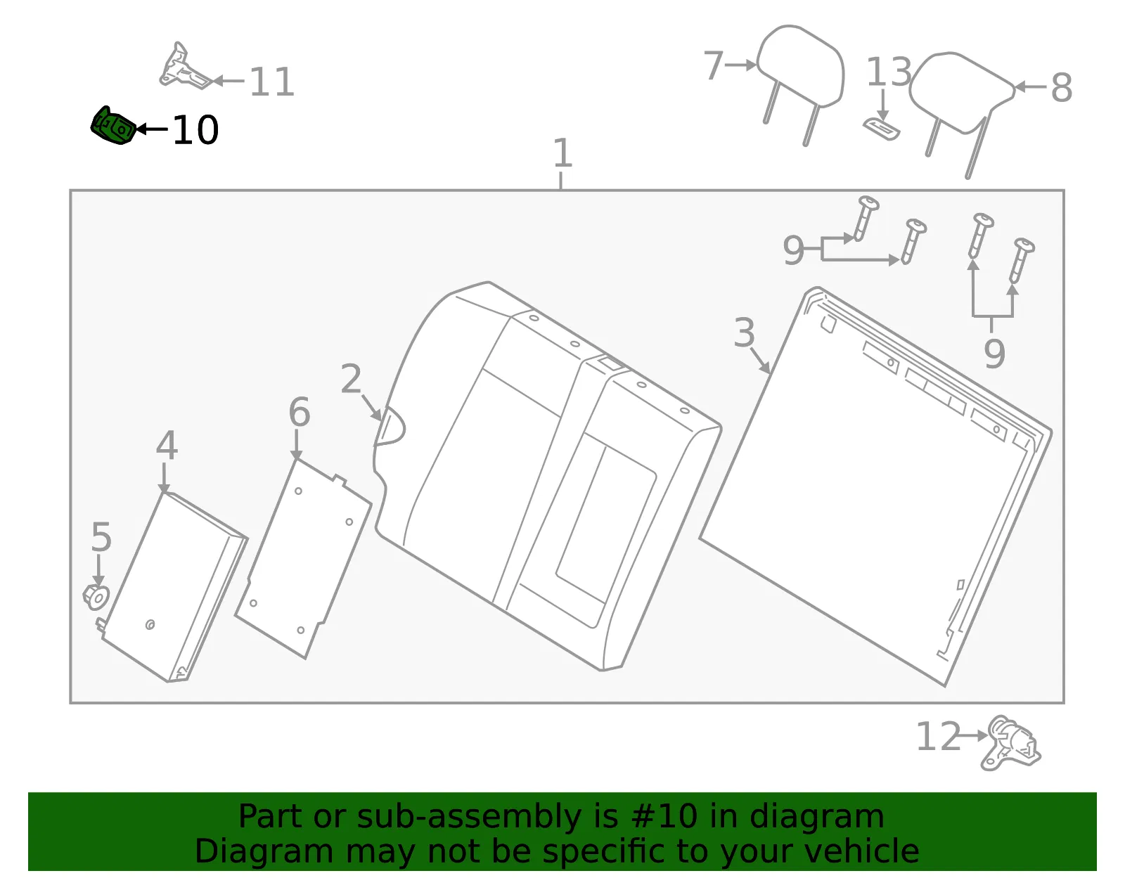 Bracket - Kia (89752-1M900) - view 2