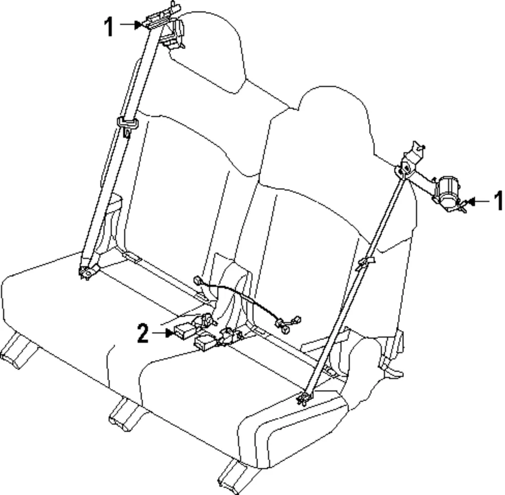 Outer Belt Assembly - Kia (89823-DO500EFD)