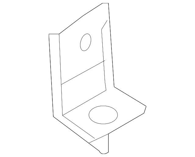 Belt & Retractor Bracket - Passenger Side (RH) - Kia (89833-4D000)