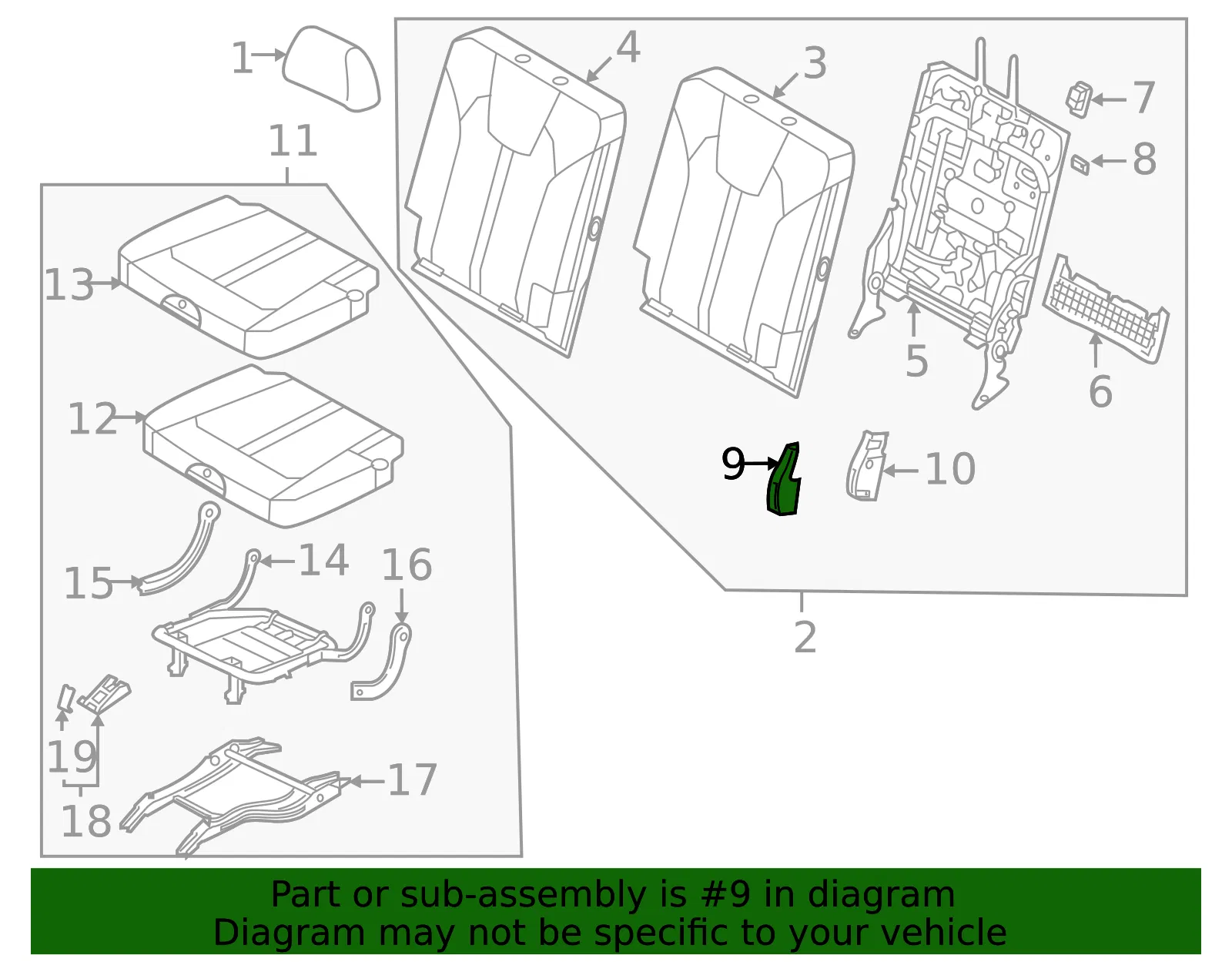Outer Cover - Kia (89AA5-R5700) - view 2