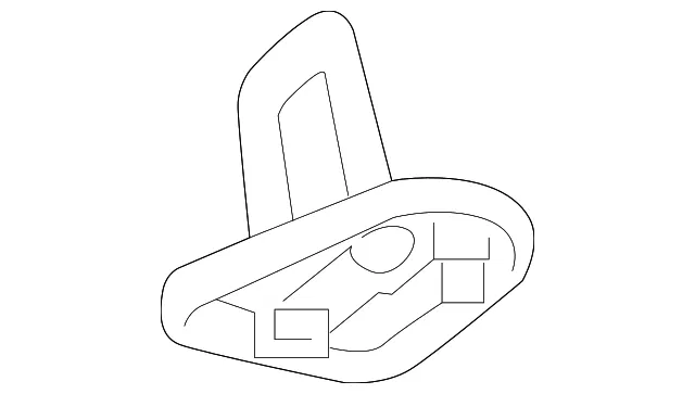 Lift-Gate Lock Striker Plate - Nissan (90570-1AA0A)