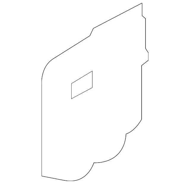 Water Shield - Driver's Side (LH) - Nissan (90861-3LM0C)