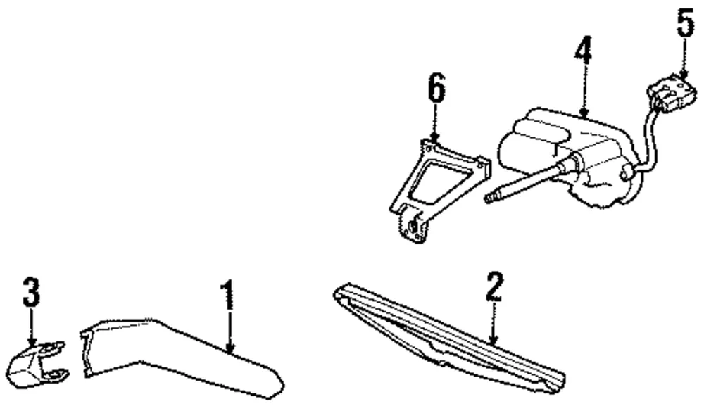 Wiper Motor Bracket - Volvo (9126394)