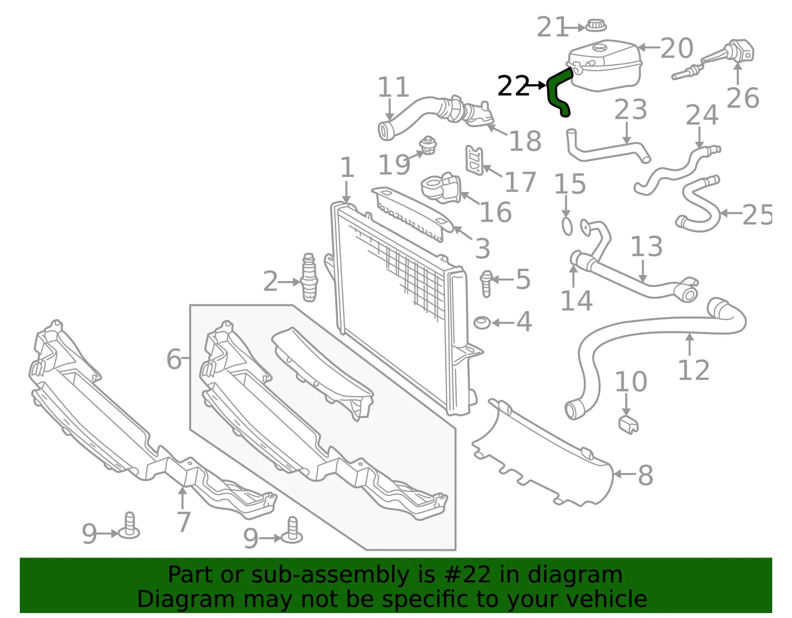 Hose - Volvo (9135267) - view 3