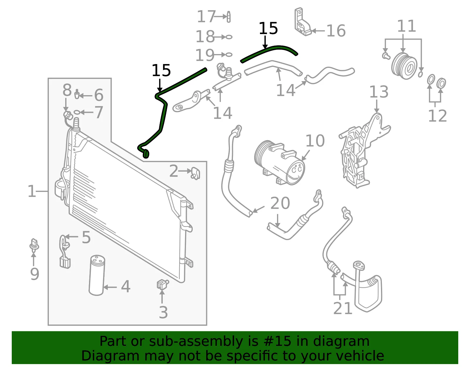 A/C Pipe - Volvo (9144463) - view 2