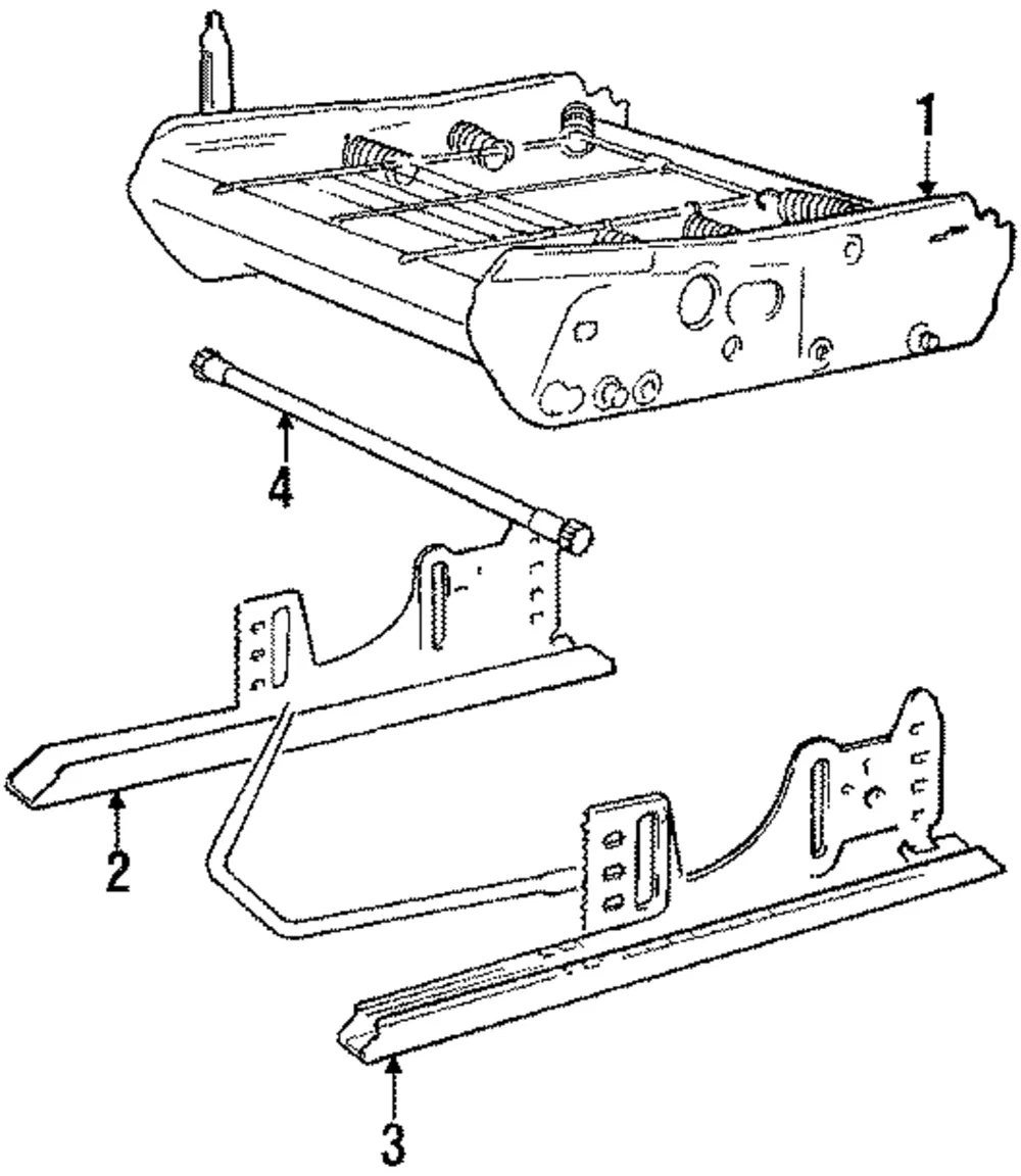 Adjust Rail - Volvo (9160736)
