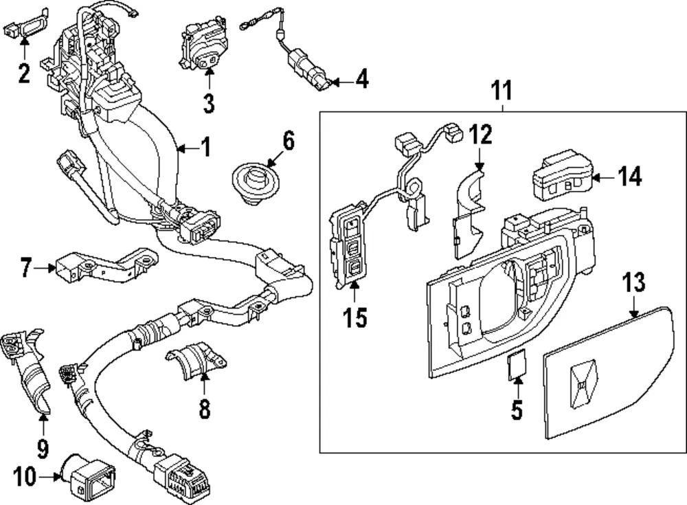 Release Cable - Kia (91689-DO010)