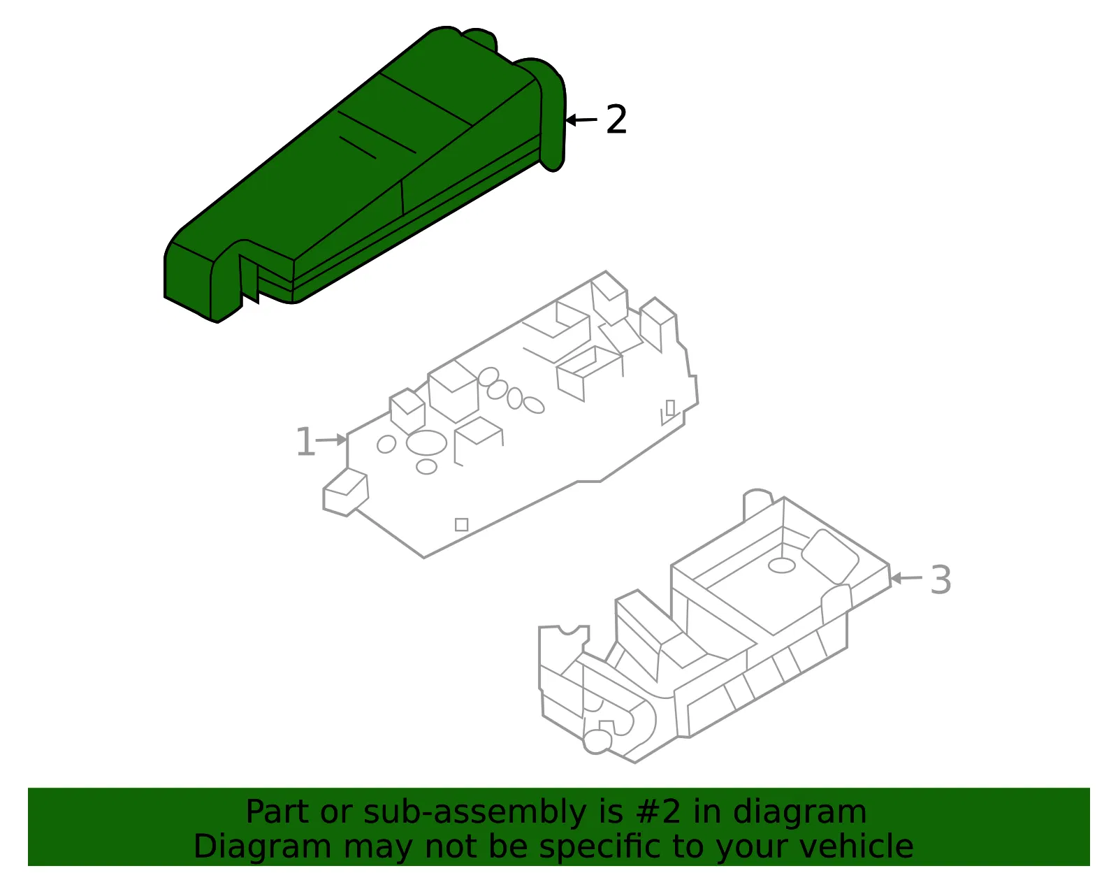 Upper Cover - Kia (91950-4D920) - view 2