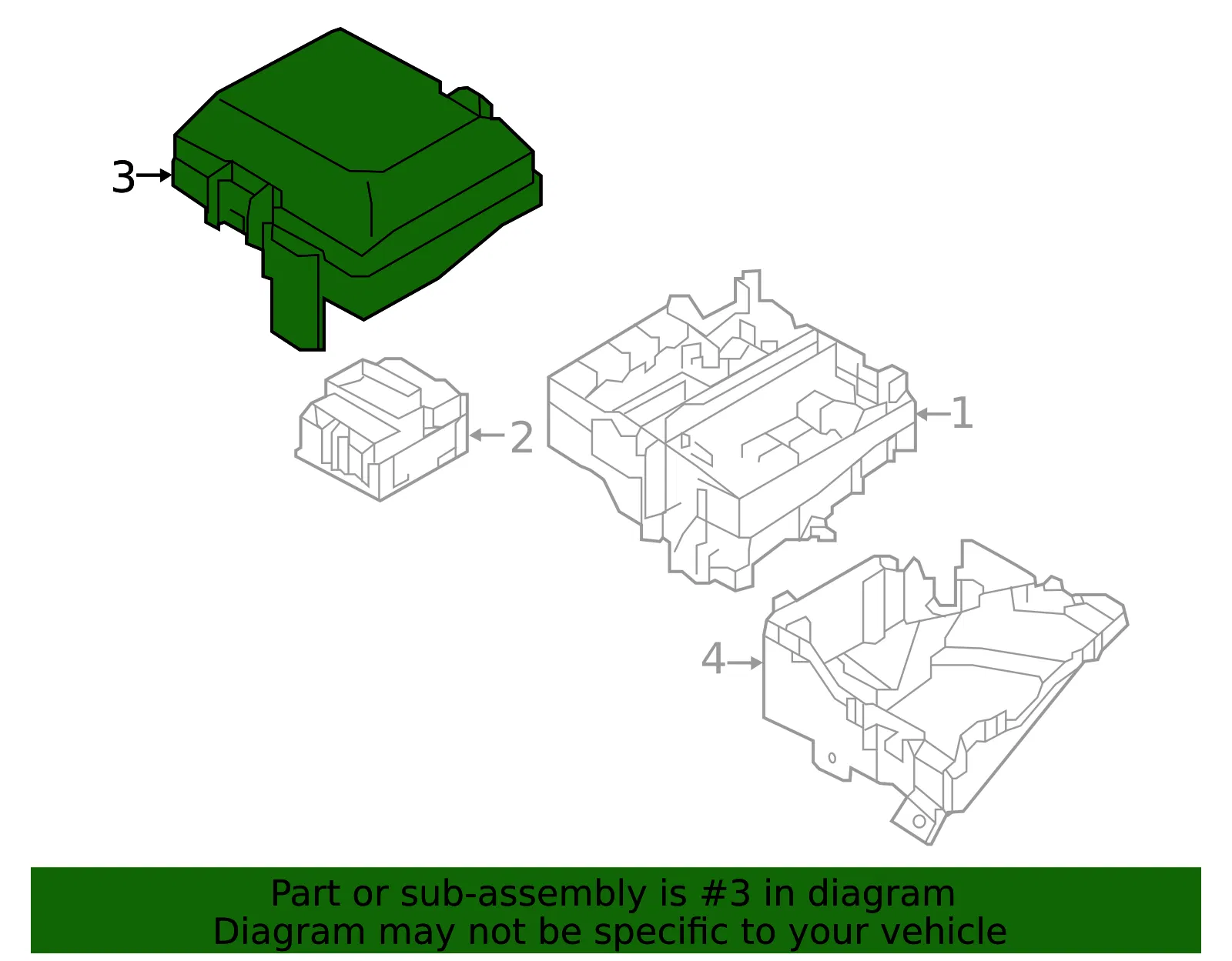 Upper Cover - Kia (91950-D5861) - view 2