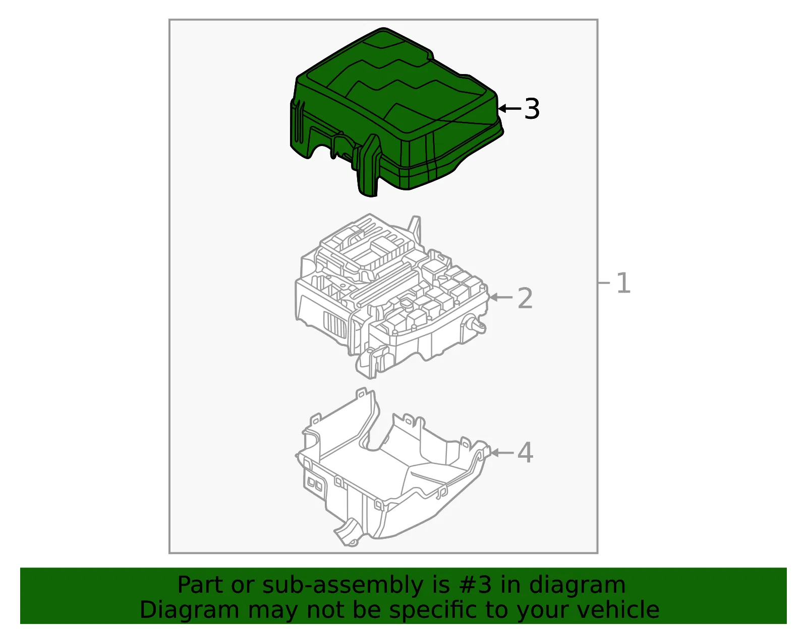 Upper Cover - Kia (91956-ES020) - view 2