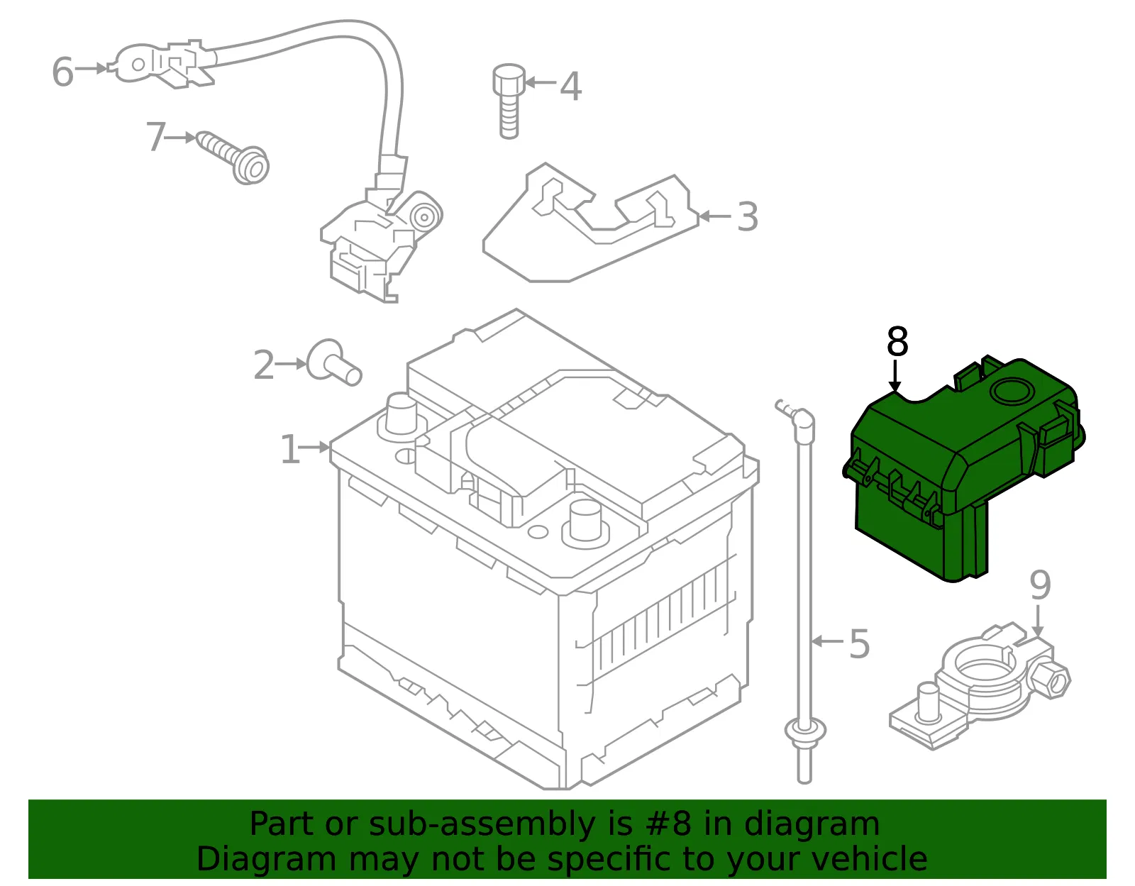 Cap - Kia (91970-4R030) - view 2