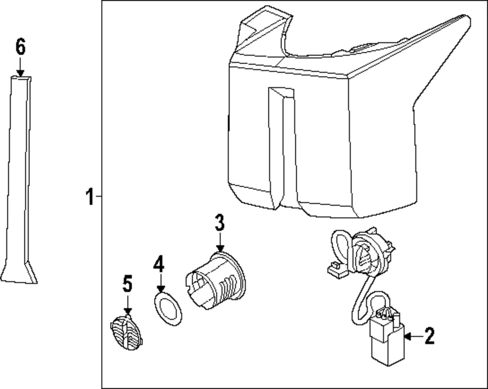 Holder Seal - Kia (92125-CG100)