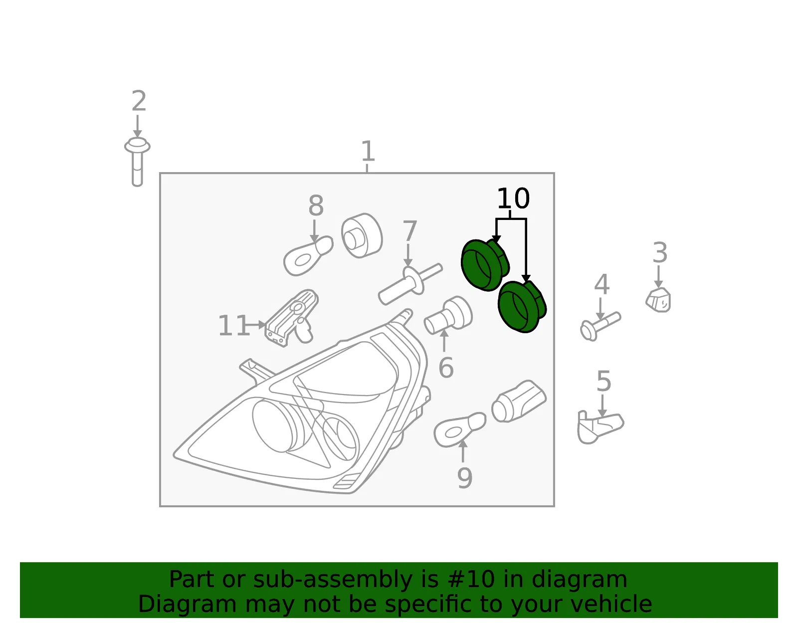 Dust Cap - Kia (92140-3K000) - view 2