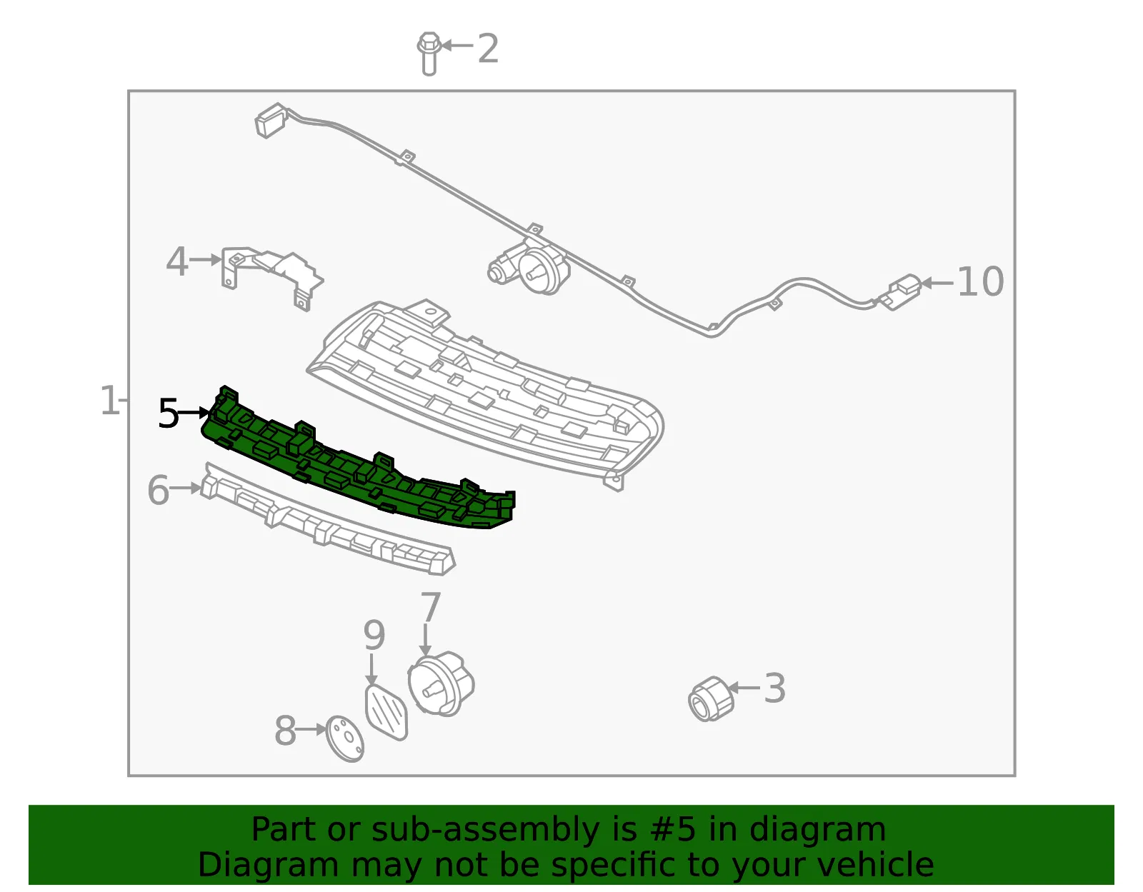 Mount Bracket - Kia (921B9-Q5000) - view 2