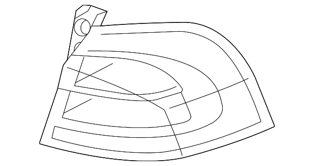 Lens & Housing - Passenger Side (RH) - Kia (92420-1W220)