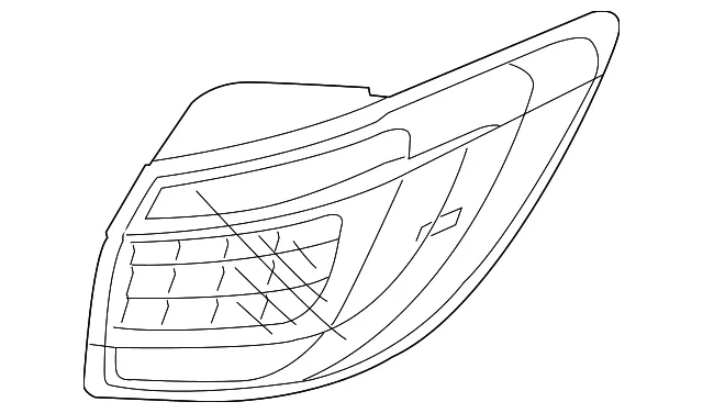 Lens & Housing - Passenger Side (RH) - Kia (92420-3W520)