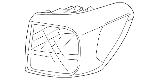 Lens & Housing - Passenger Side (RH) - Kia (92420-A9520)