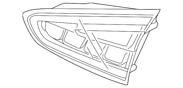 Lens & Housing - Passenger Side (RH) - Kia (92440-A7430)