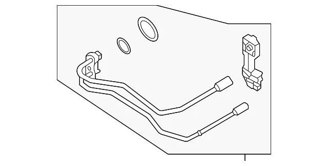 A/C Pipe - Nissan (92479-6HB0A)