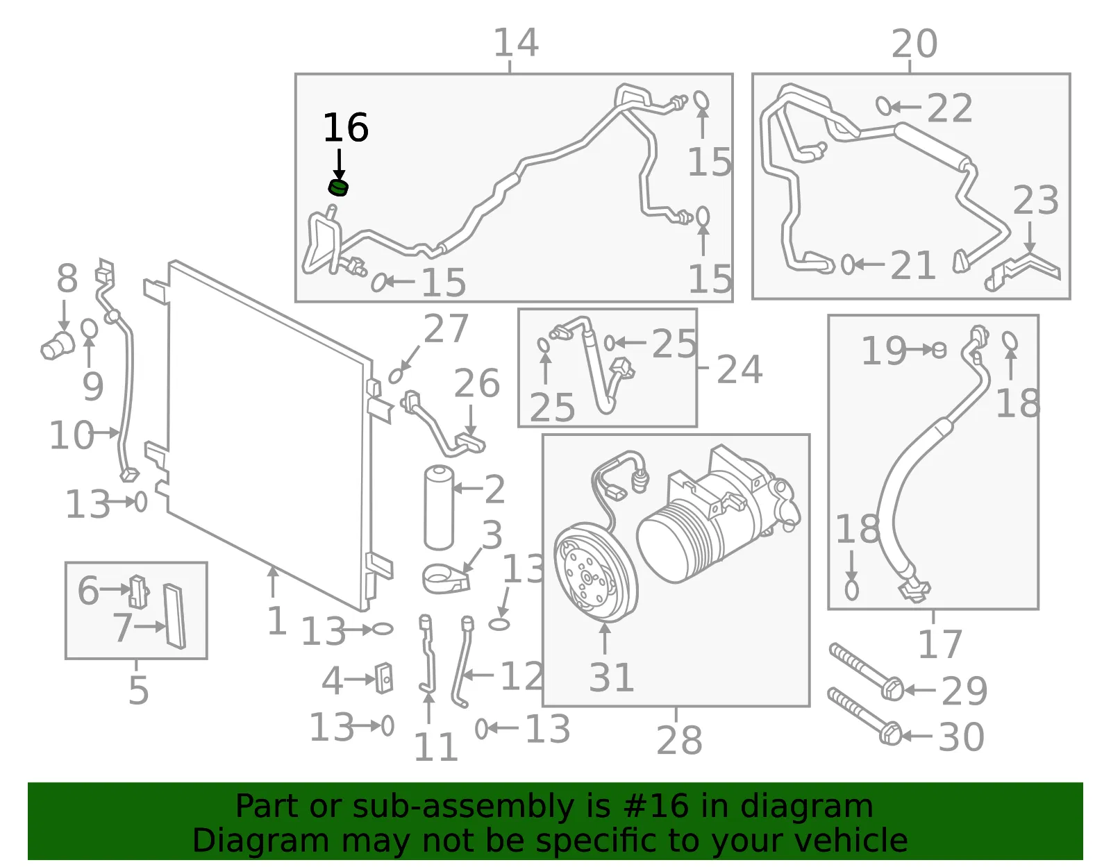 A/C Service Valve Cap - Nissan (92499-6AV0A) - view 2