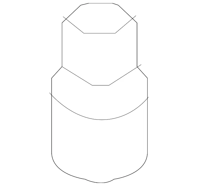 A/C Service Valve Cap - Nissan (92499-EZ50A)