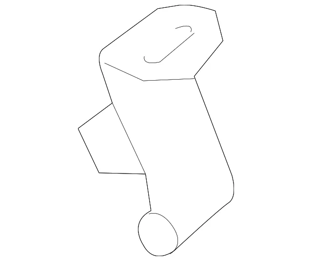 A/C Refrigerant Line Bracket - Nissan (92554-3JA0A)