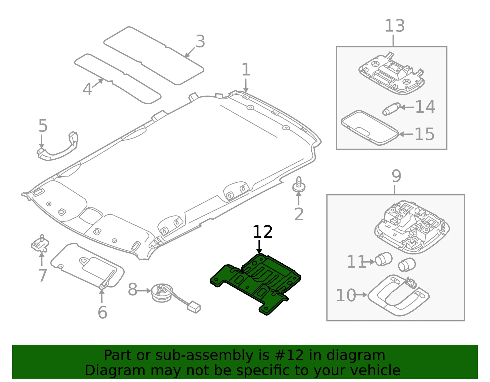 Mount Bracket - Kia (92830-2K500) - view 2