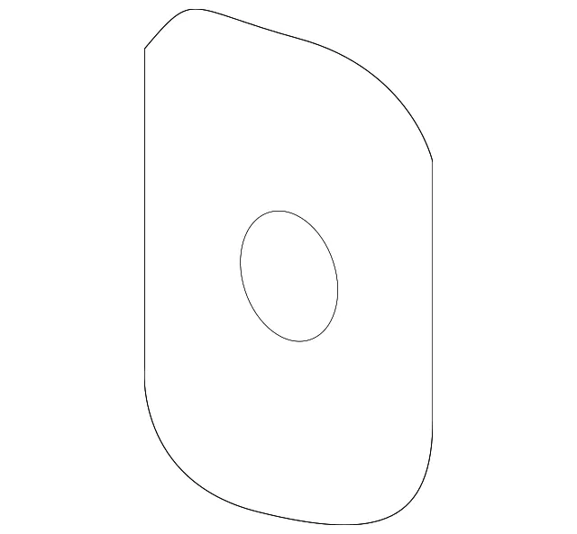 Pivot Shim - Passenger Side (RH) - Nissan (93454-EZ10C)