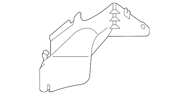 Rear Shield - Driver's Side (LH) - Nissan (93831-EZ00A)