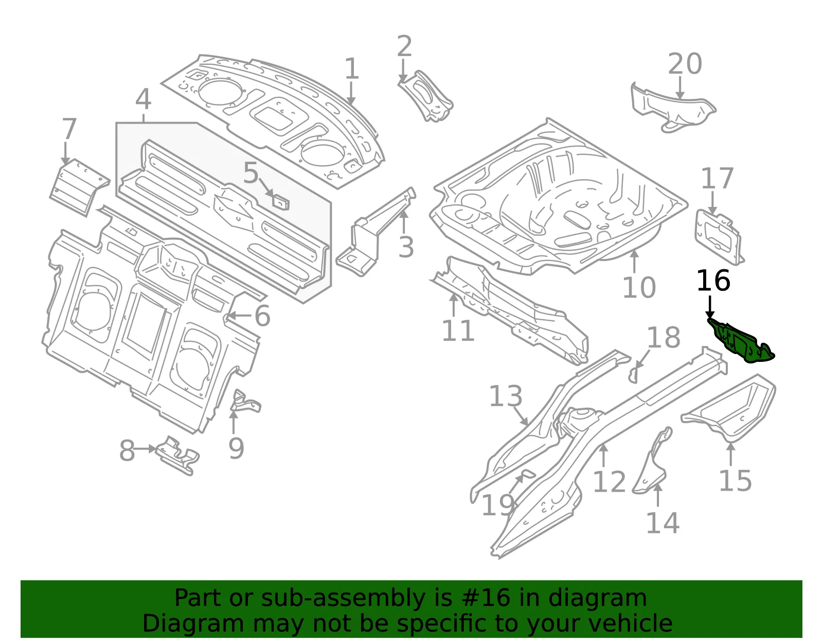 Spacer - Driver's Side (LH) - Volvo (9444048) - view 2